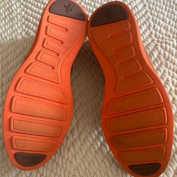 Cole Haan Monroe Penny loafers in tan leather with an orange sole- size 6.5 - Picture 5 of 5